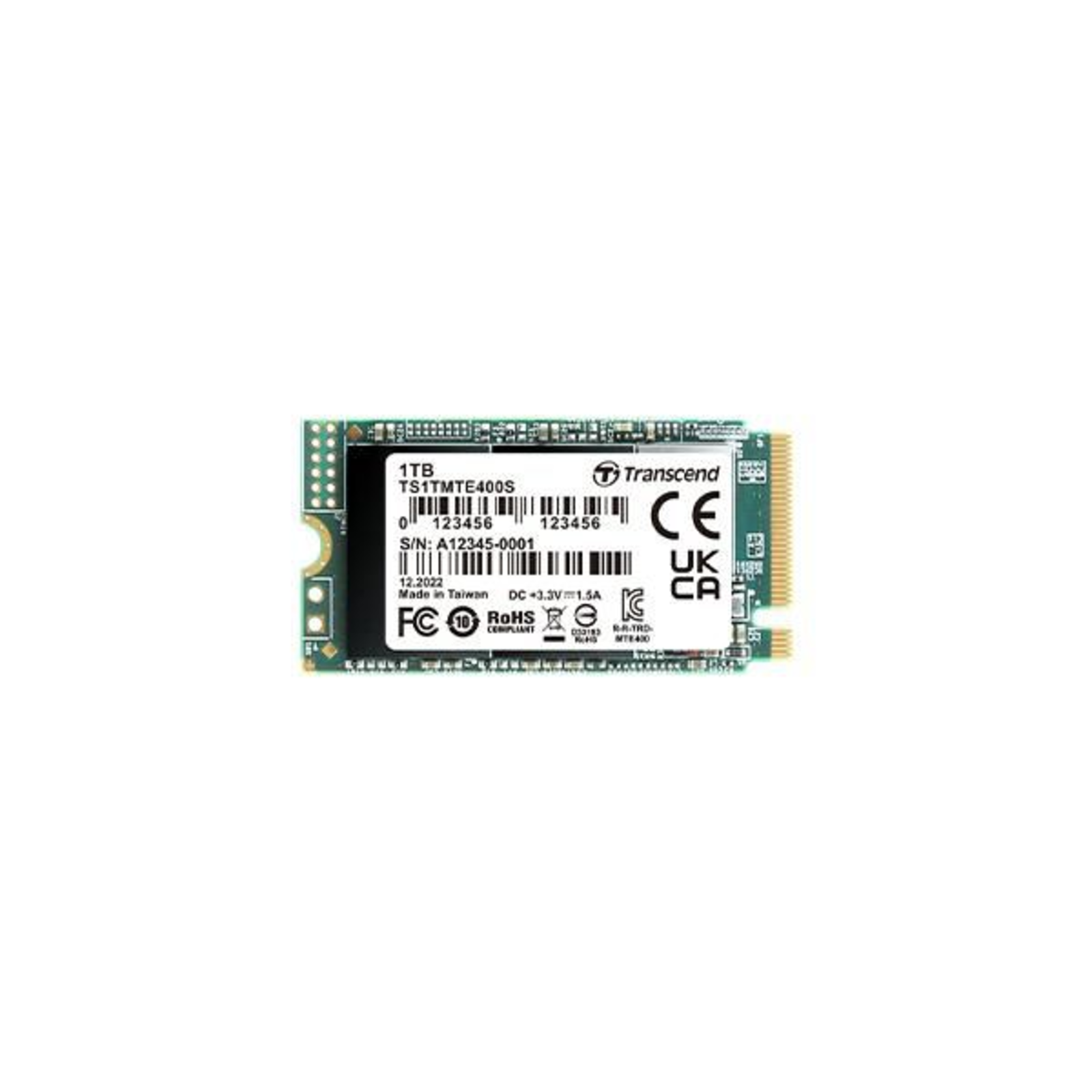 Transcend SSD MTE400S 1TB M.2 PCI Express 3.0 X4 NVMe