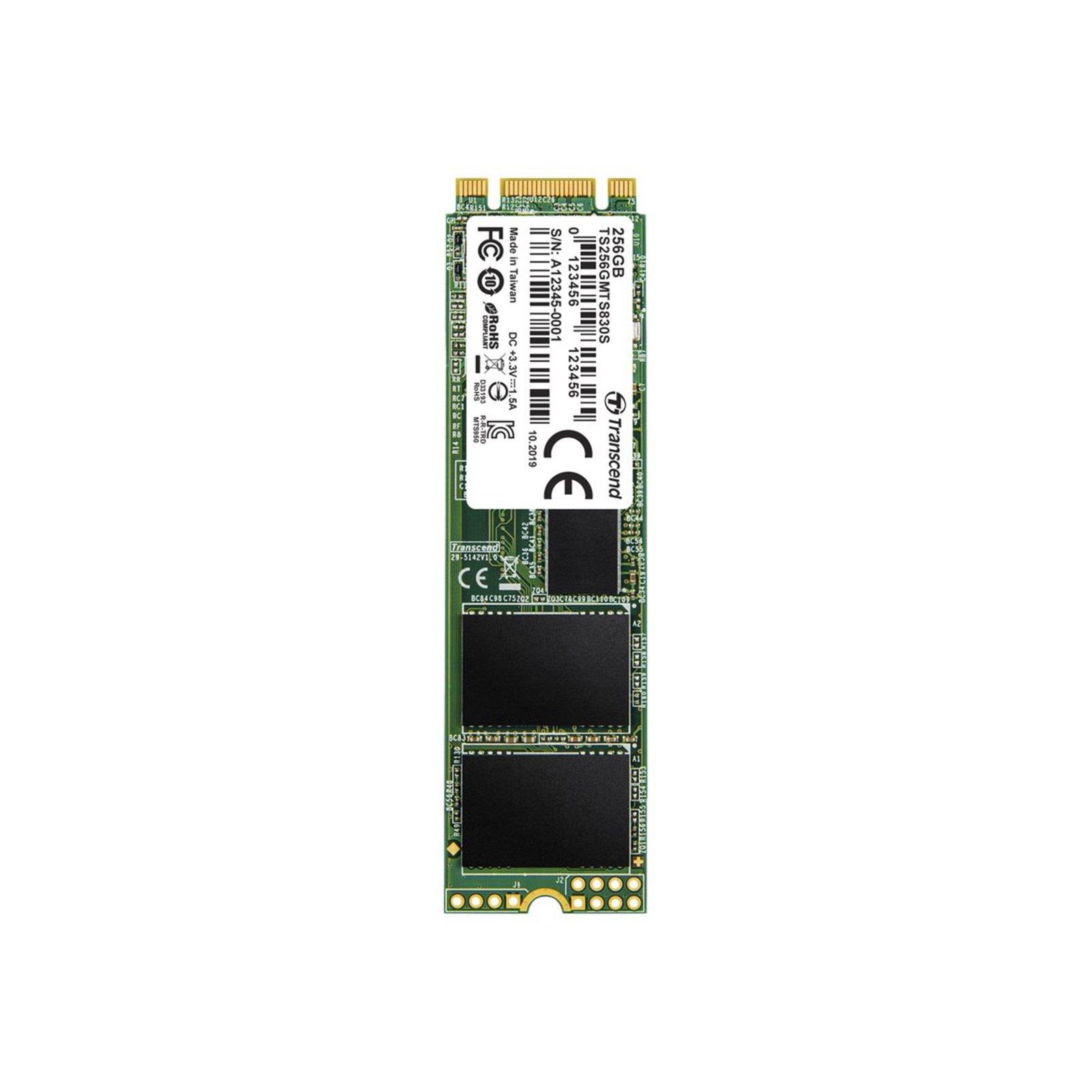 Transcend MTS830S 256 GB SATA 6 GB/s M.2 2280