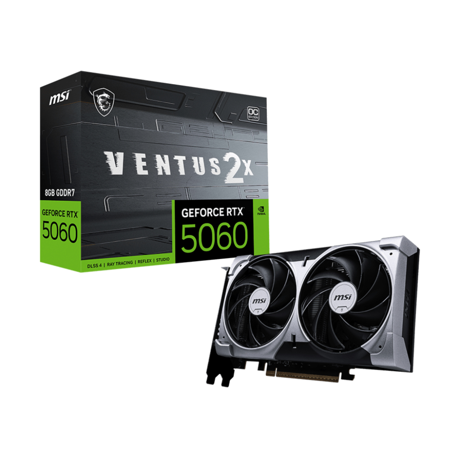 MSI GeForce RTX 5060 8G VENTUS 2X OC NVIDIA 8 GB GDDR7