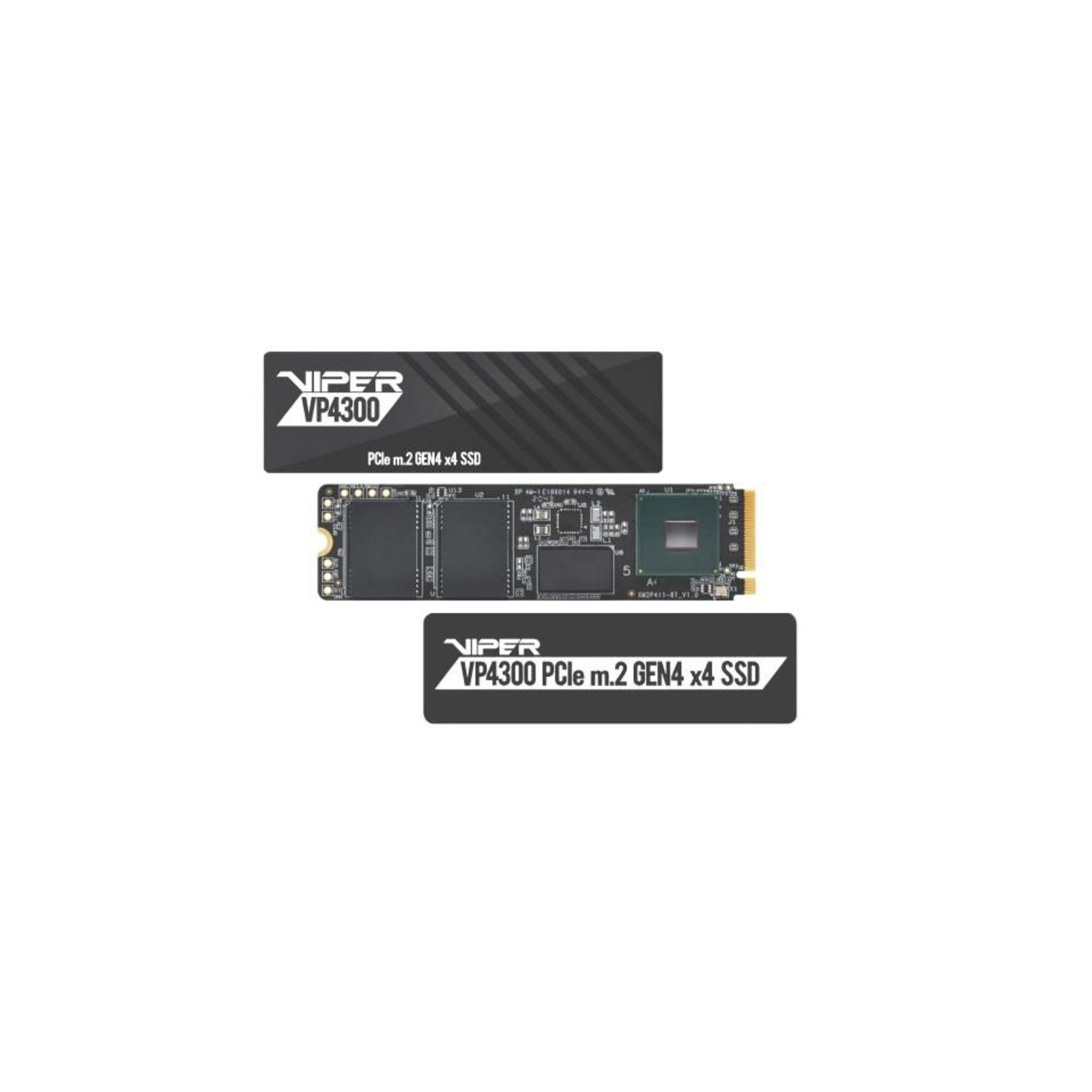 Patriot Memory Viper VP4300 2 TB Black PCIe 4.0 X4 NVMe 1.4 M.2 2280