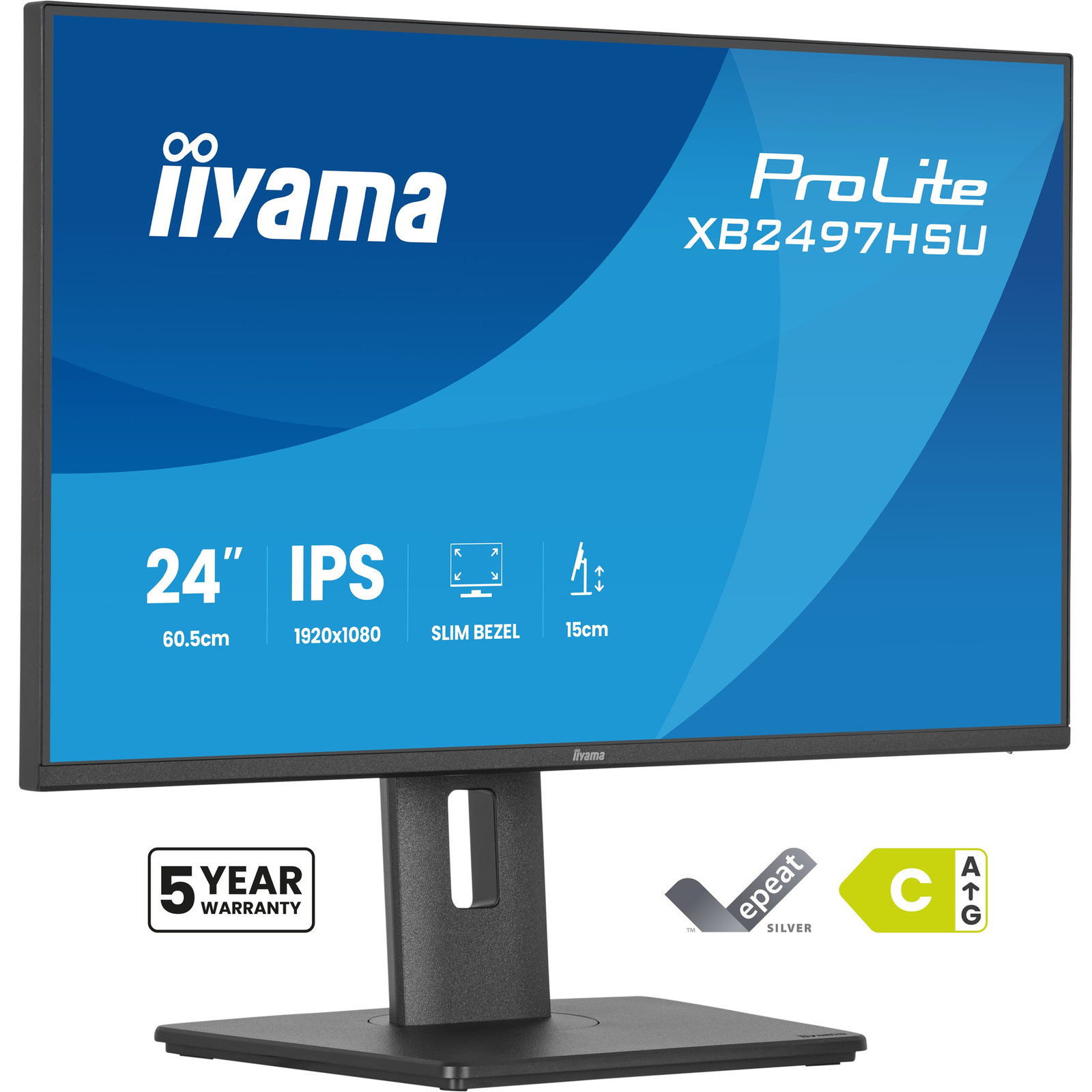 iiyama ProLite XB2497HSU-B1 computer monitor 60.5 cm (23.8