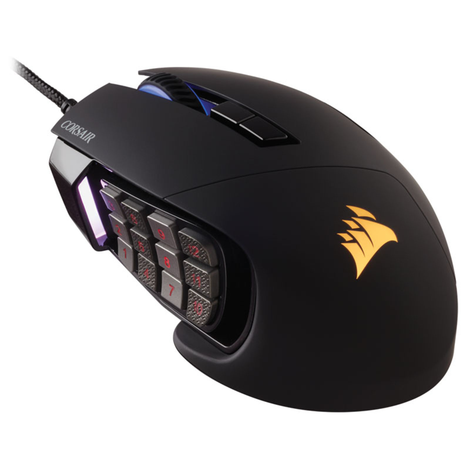 Corsair Scimitar Elite RGBmmO Gaming mouse Black 18.000DPI 1000Hz RGB