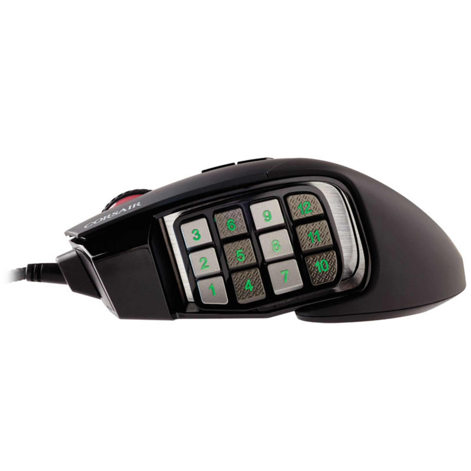 Corsair Scimitar Elite RGBmmO Gaming mouse Black 18.000DPI 1000Hz RGB