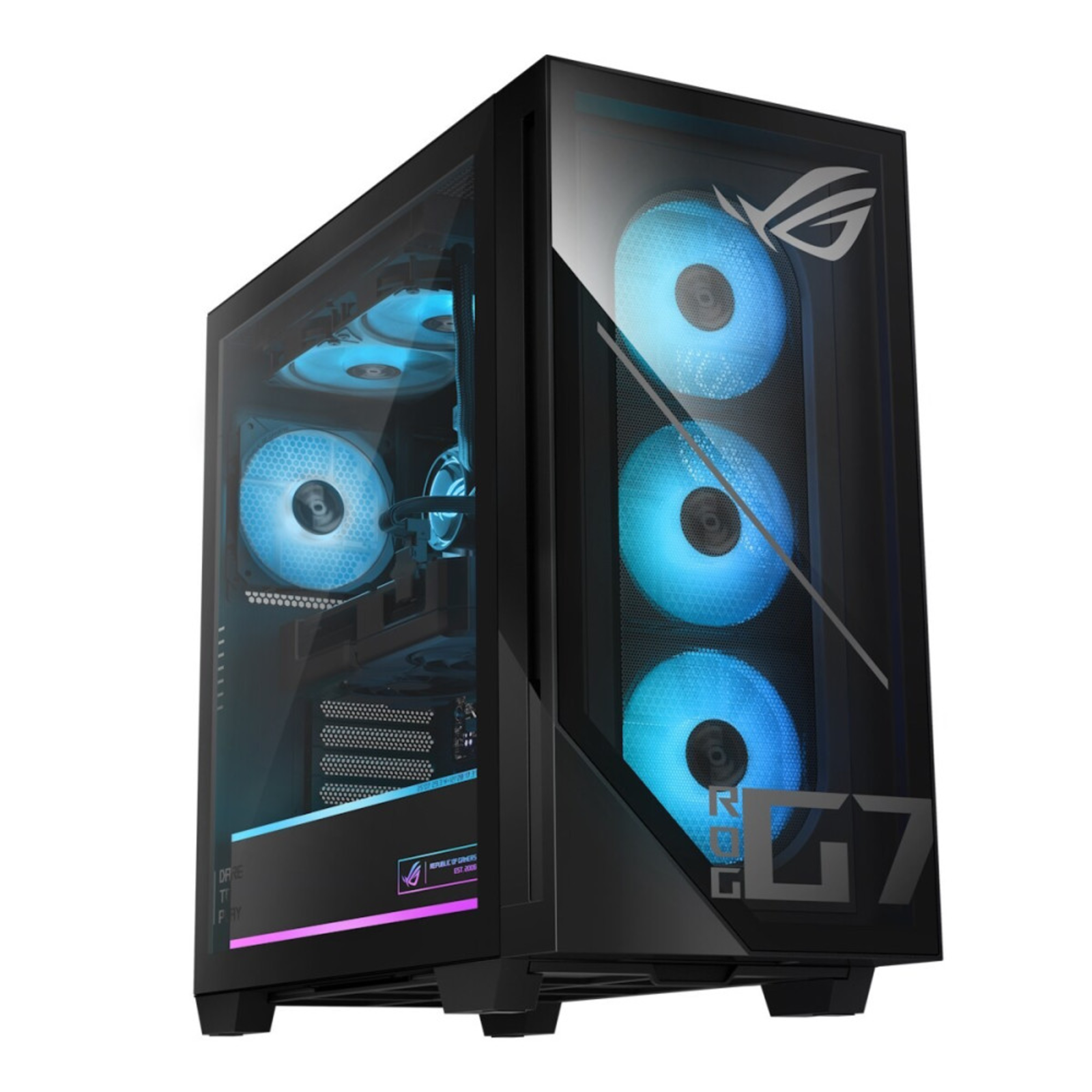 ASUS ROG G700 G700TF-07265F351W Intel Core Ultra 7 265F 32 GB DDR5-SDRAM 1 TB SSD NVIDIA GeForce RTX 5070 Ti Windows 11 Home Tower PC Black
