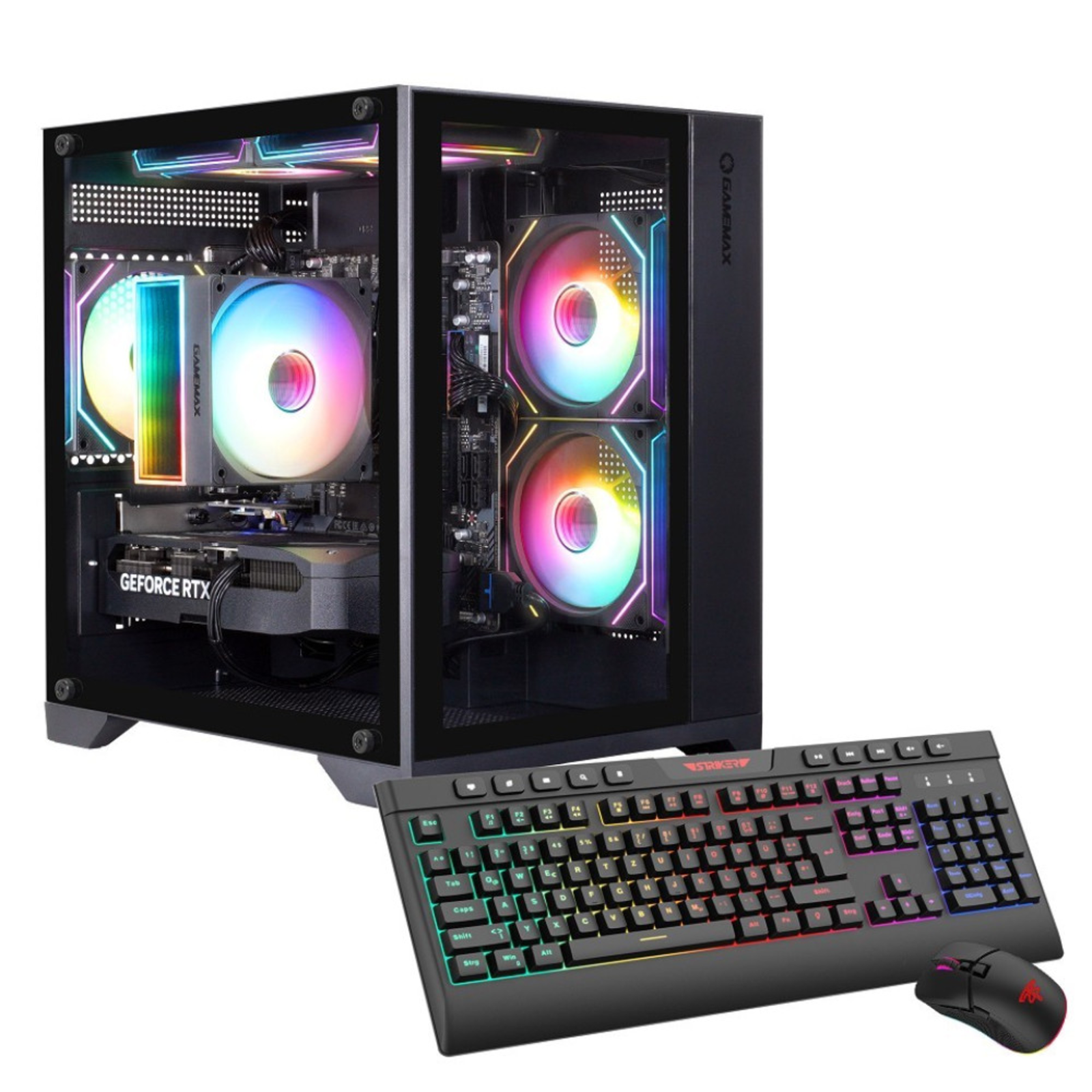 Hyrican GAMEMAX Gaming-PC Infinity Mini BK 7852 AMD Ryzen 5 9600X 16GBRAM 1TBSSD GeForce RTX 5060 Ti