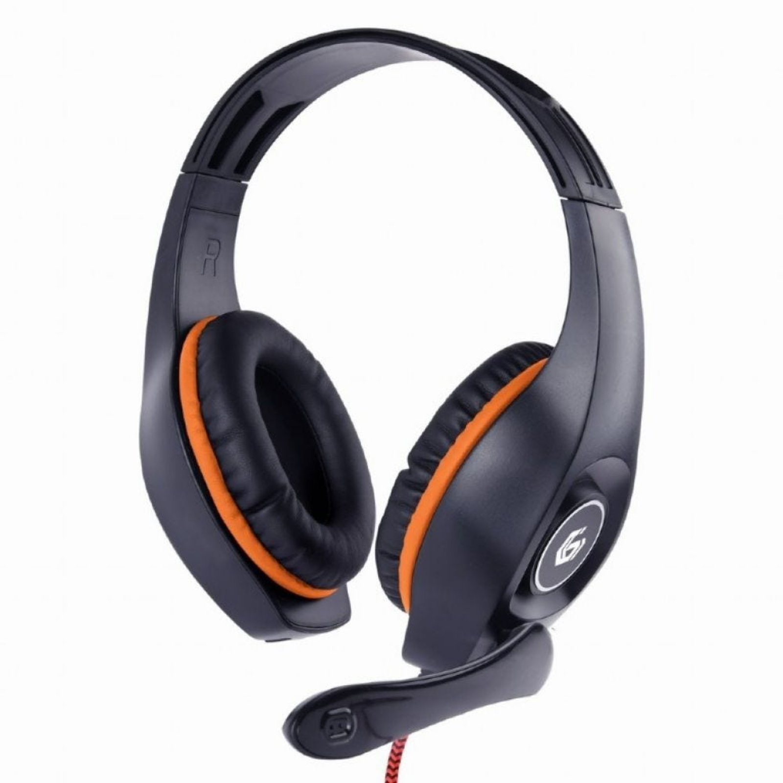 Gembird GHS-05-O On-ear Headset Wired Stereo Black orange Volume Control Gaming