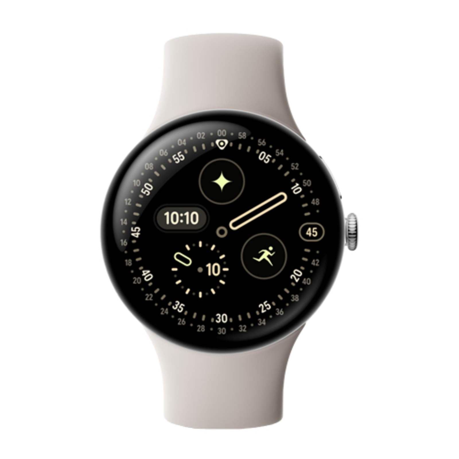 Google Pixel Watch 4 LTE 45mm Silver Porcelain GA10844-EU