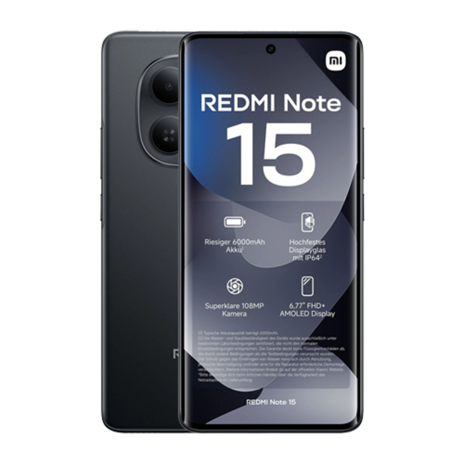 Xiaomi Redmi Note 15 4G 128GB 6GB RAM Black