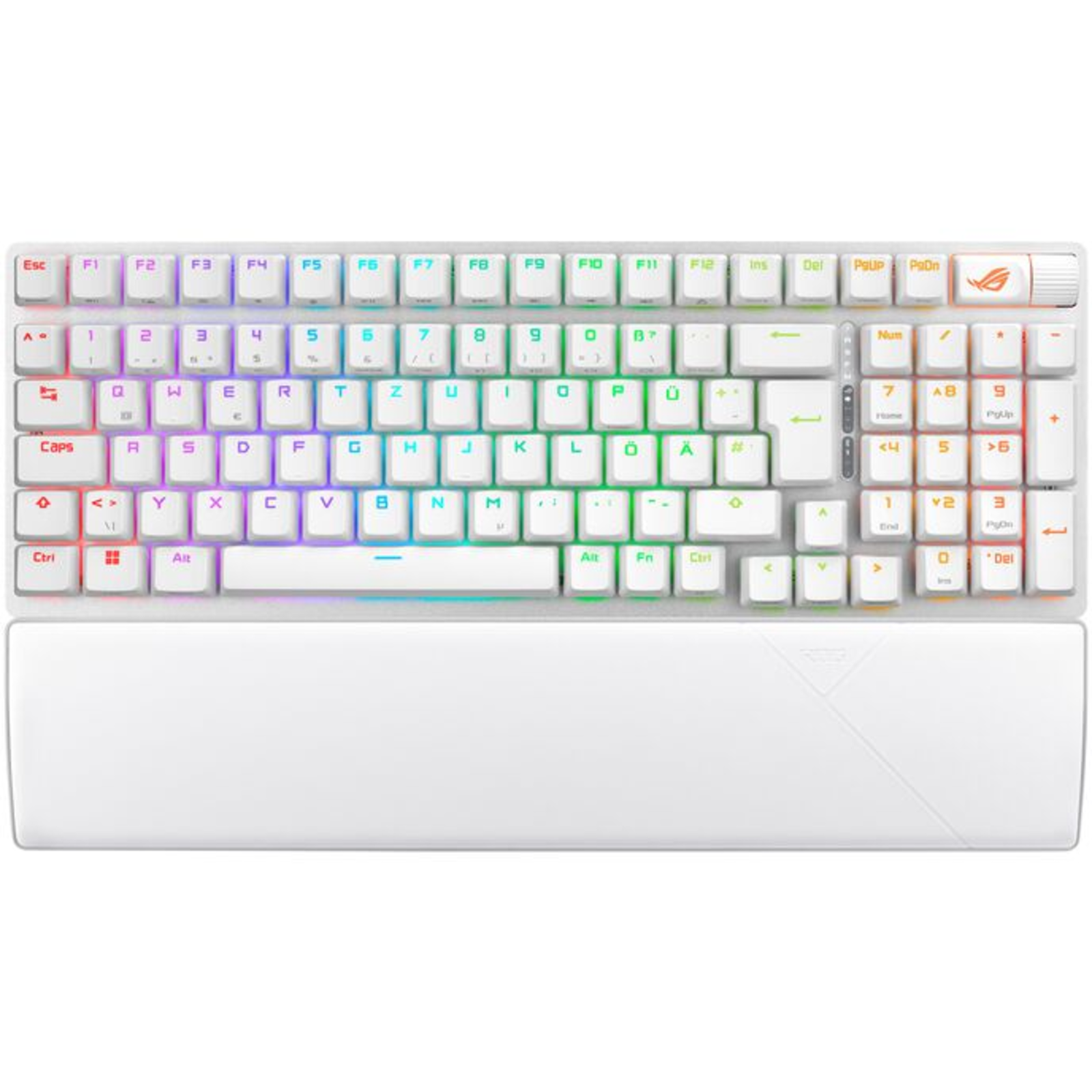 ASUS ROG Strix Scope II 96 Wireless keyboard Gaming USB + RF Wireless + Bluetooth QWERTZ German White