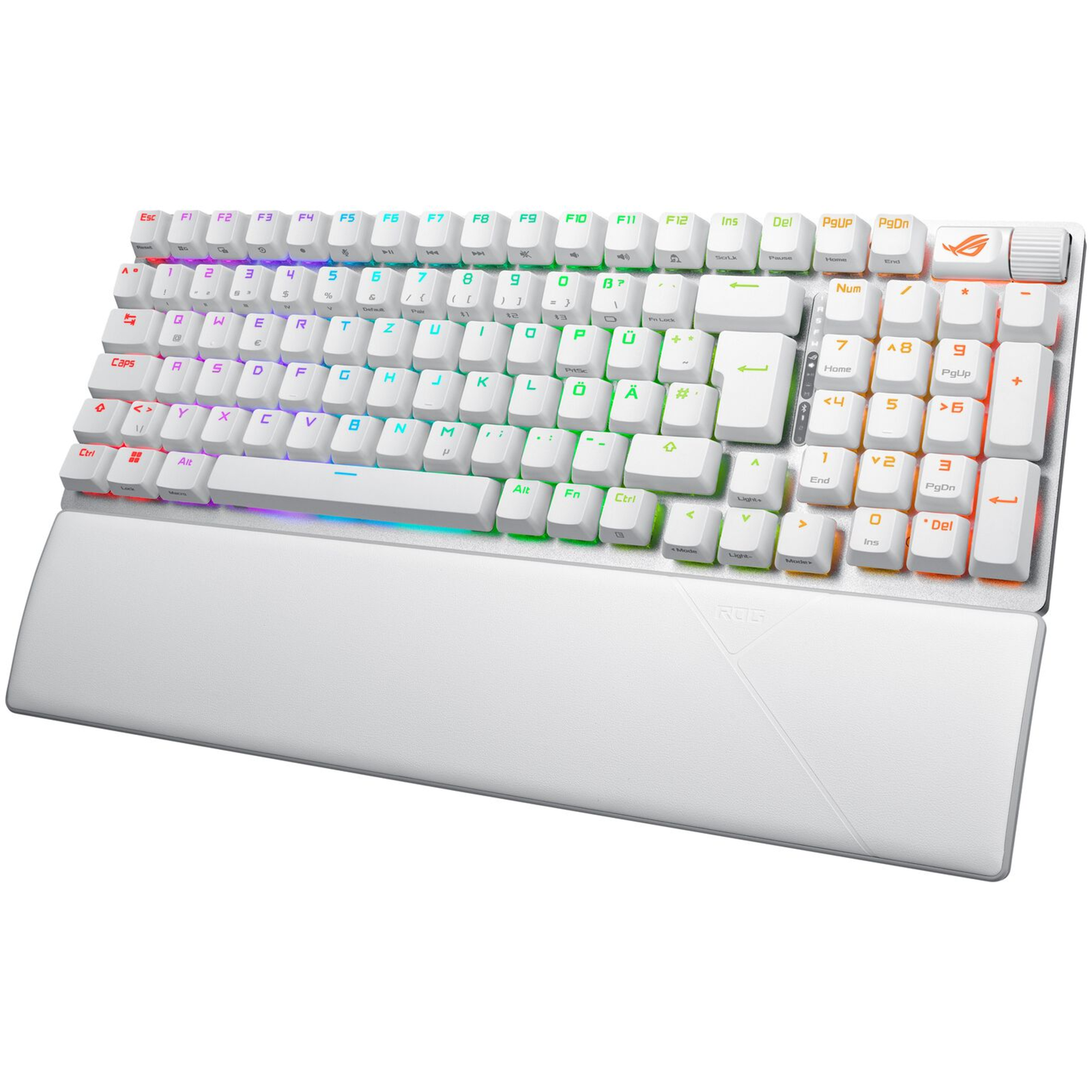 ASUS ROG Strix Scope II 96 Wireless keyboard Gaming USB + RF Wireless + Bluetooth QWERTZ German White