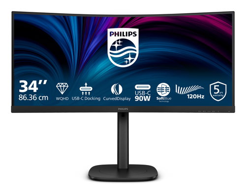34B2U3600C 34IN 86.36CM 1500R - 3440X1440 4 MS 21:9 BLACK HDMI