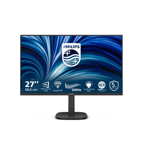 PHILIPS 27B2N3500J 27IN QHD - 120HZ 2XHDMI 2.0 1.2USB SCHWARZ