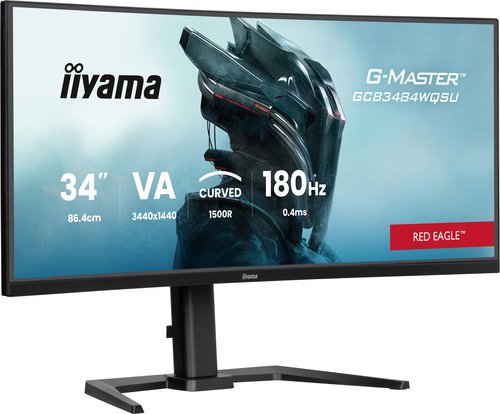 GCB3484WQSU-B1 34IN CURVED UWQH - 3440X1440 180HZ 21:9 0.4MS 500