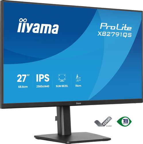 27IN IPS-PANEL 4-SIDE SLIM - BEZEL 2560X1440 15CM HEIGHT ADJ.