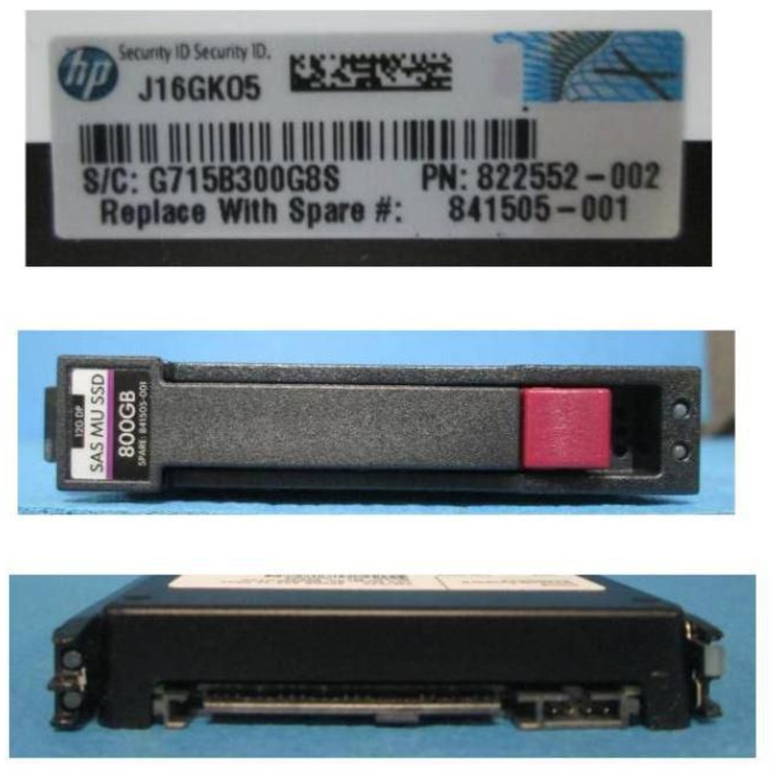 HPE SPS-DR SSD 800GB 12G 2.5 SAS MSA MU Ray 2040 SAS 12Gb/s 1.2 GBps 2.5