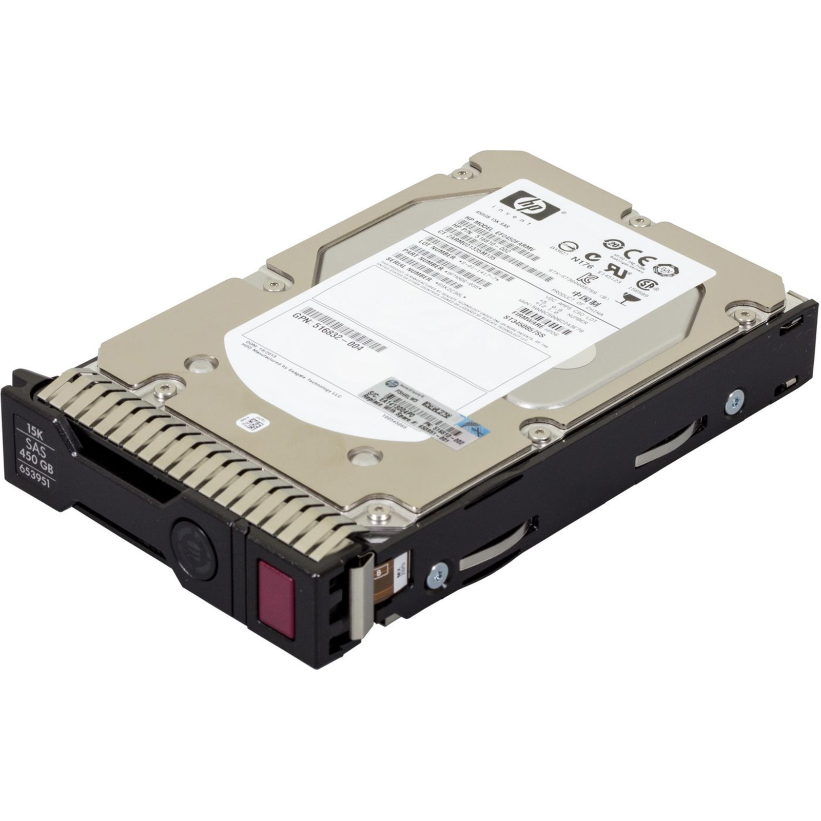 HPE HDD 450GB 15000RPM 3.5 InchSAS 6GB LFF SC SAS 6GB LFF SC