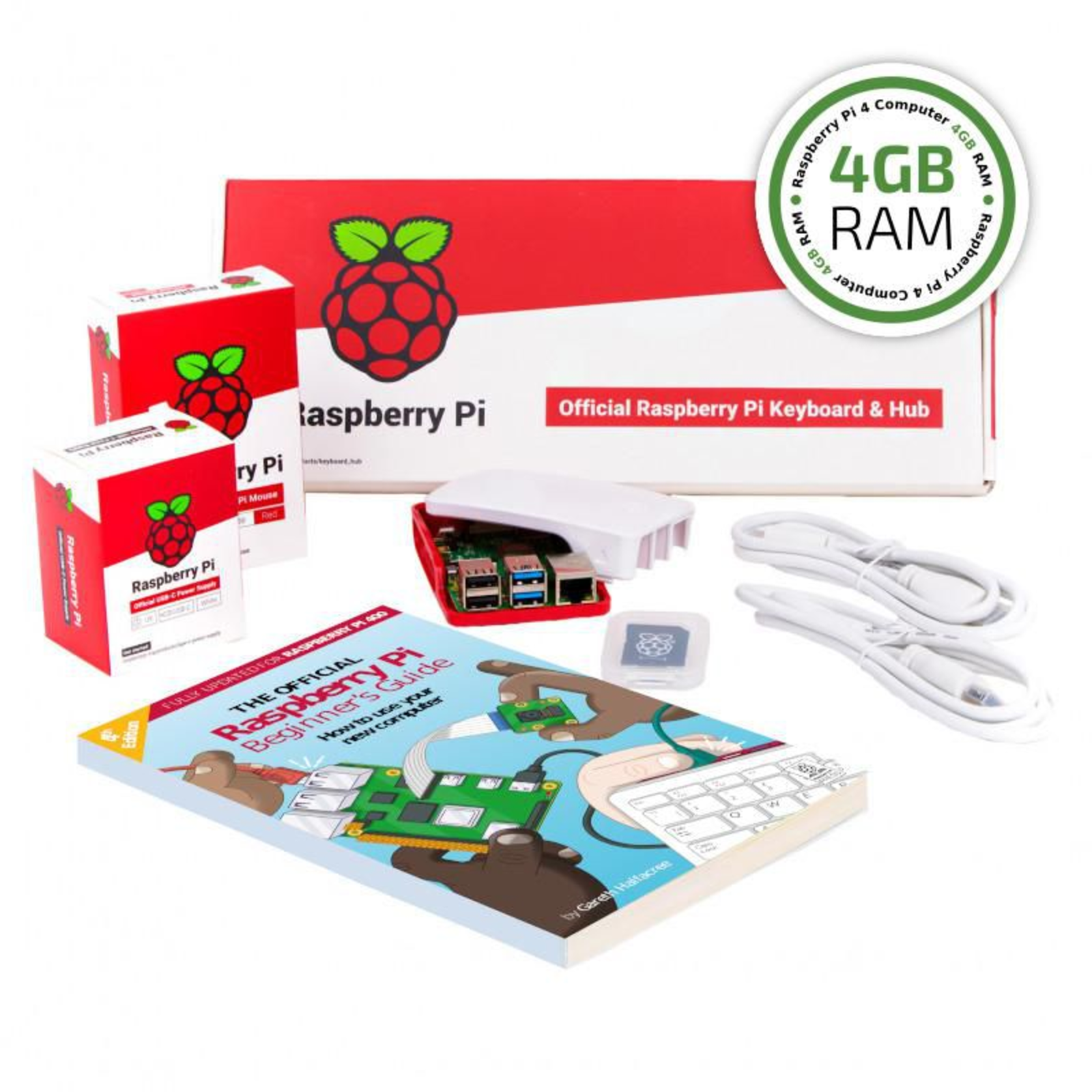 RASPBERRY PI 4B 4GB FULL KIT with CASE