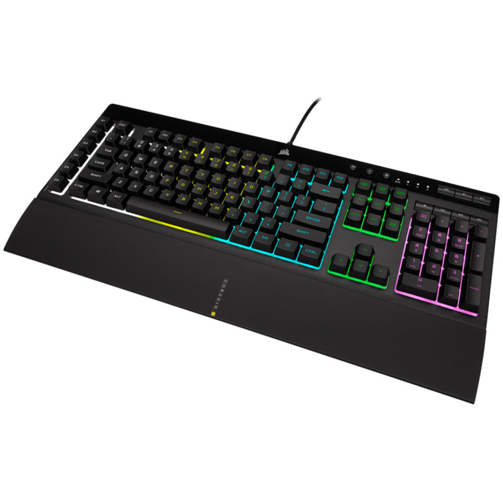 Corsair K55 RGB PRO Gaming Keyboard 5Z RGB Rubber Dome QWERTZ-Layout