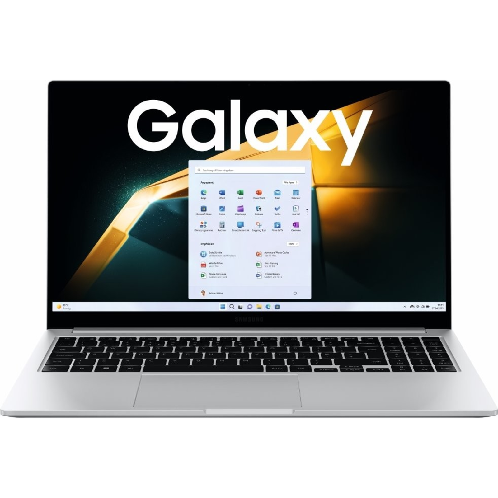 Samsung Galaxy Book4 Platinum Silver Core 5 120U 16GB RAM 512GB SSD DE