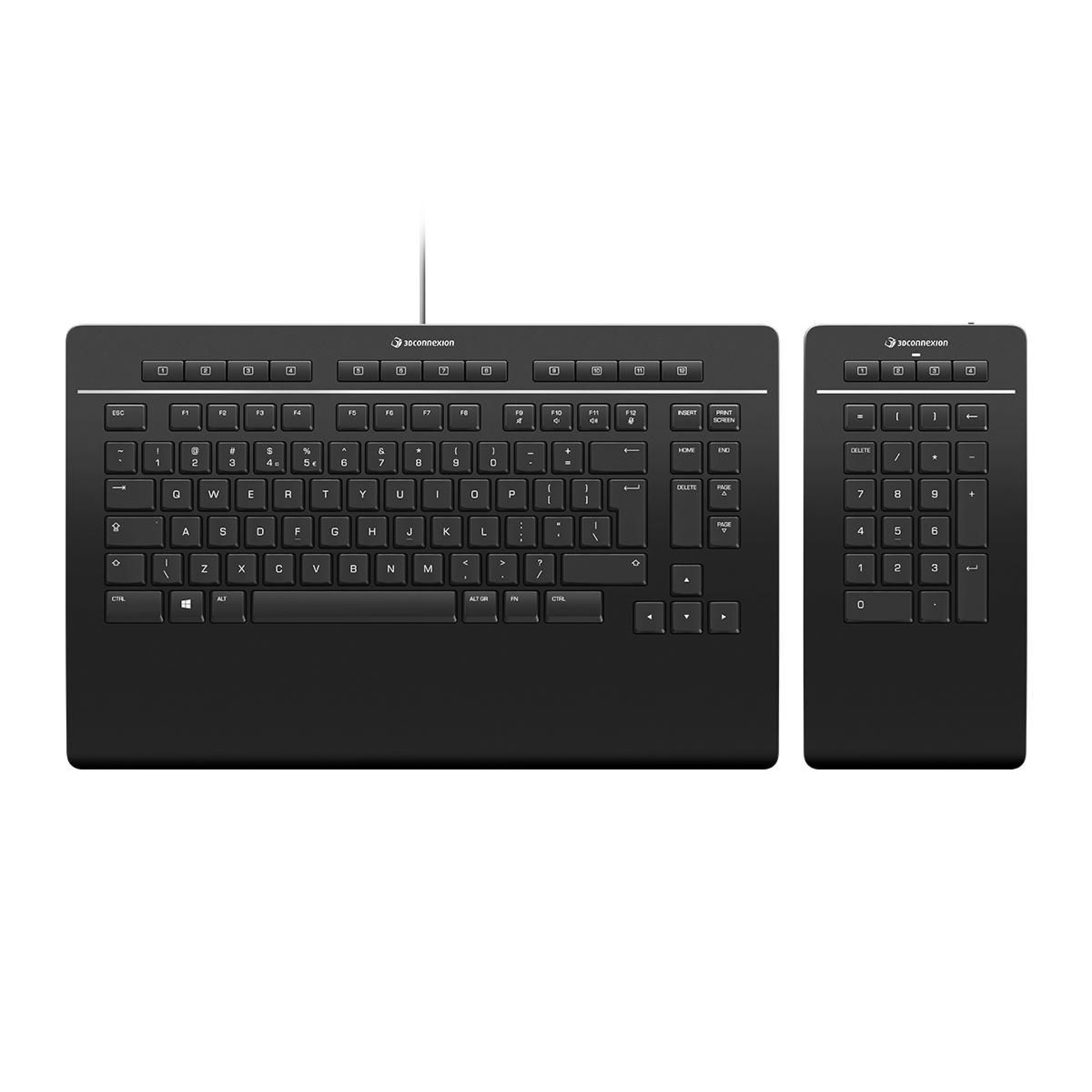 3Dconnexion Keyboard Pro with Numpad Keyboard And Numeric Keypad QWERTZ