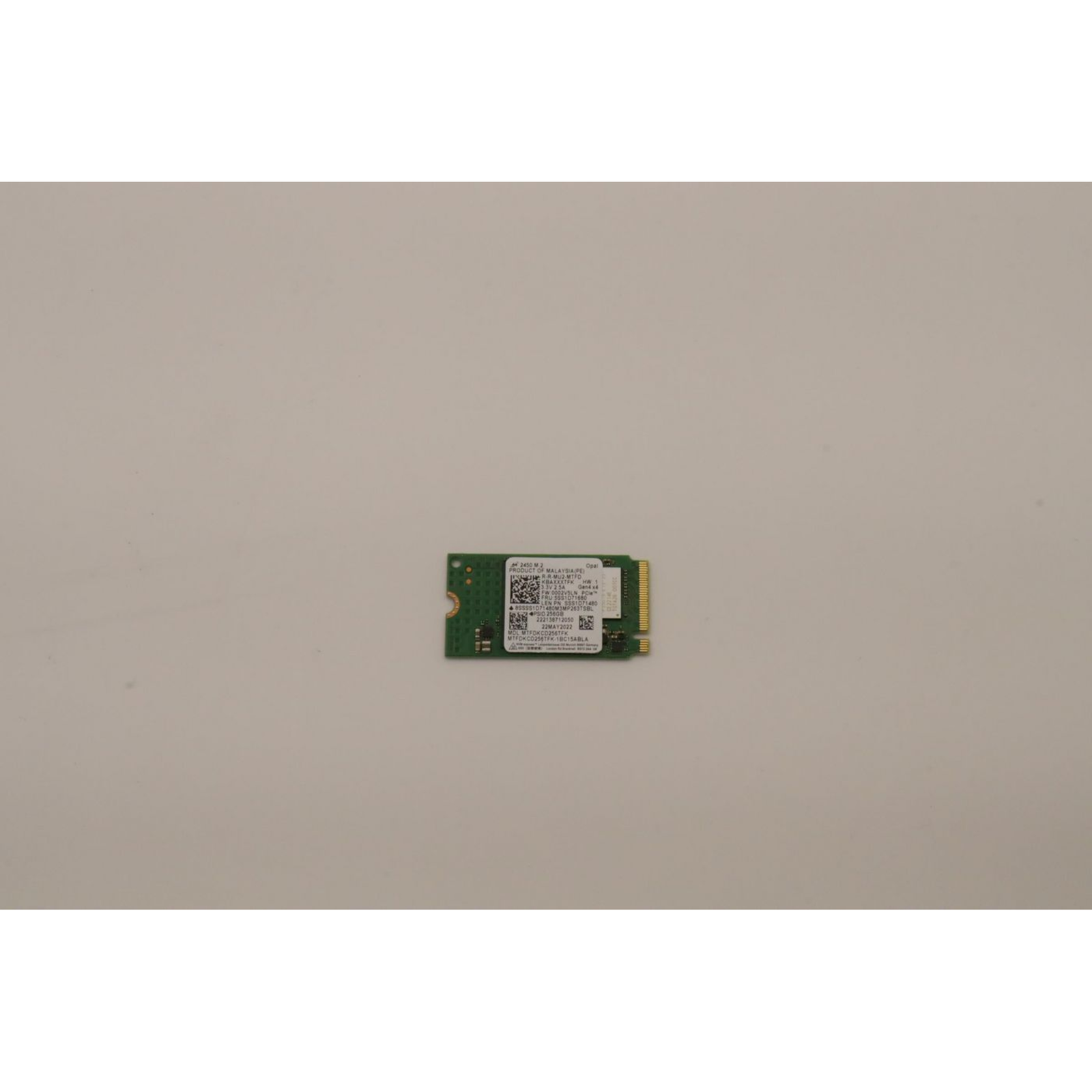 Lenovo SSD 256GB M.2 2242 PCIe4x4 Mic OP