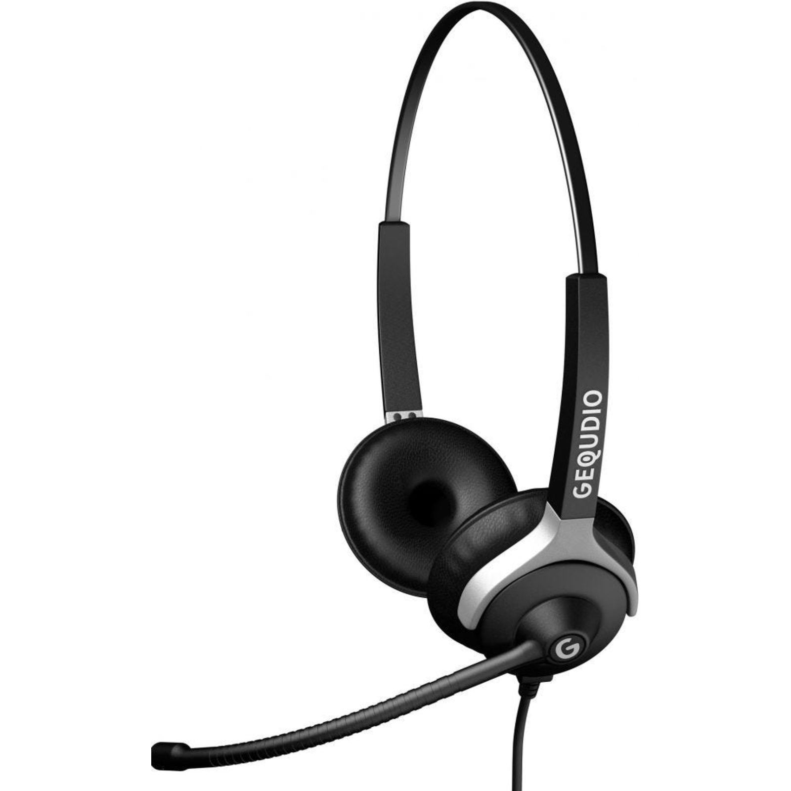 GEQUDIO 2-ear Headset for Unify with Cable