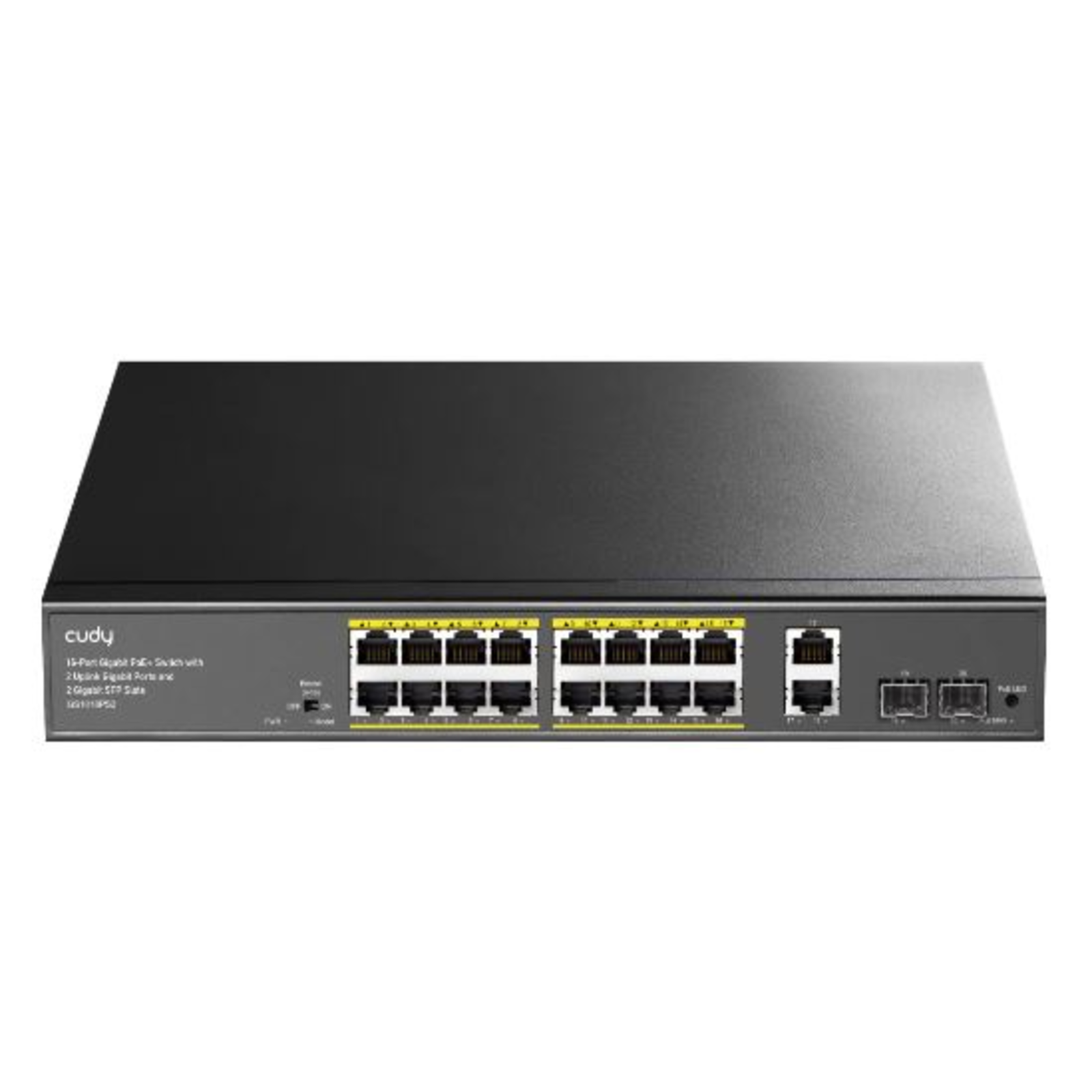 Cudy GS1018PS2 network switch Gigabit Ethernet (10/100/1000) Power over Ethernet (PoE) Black