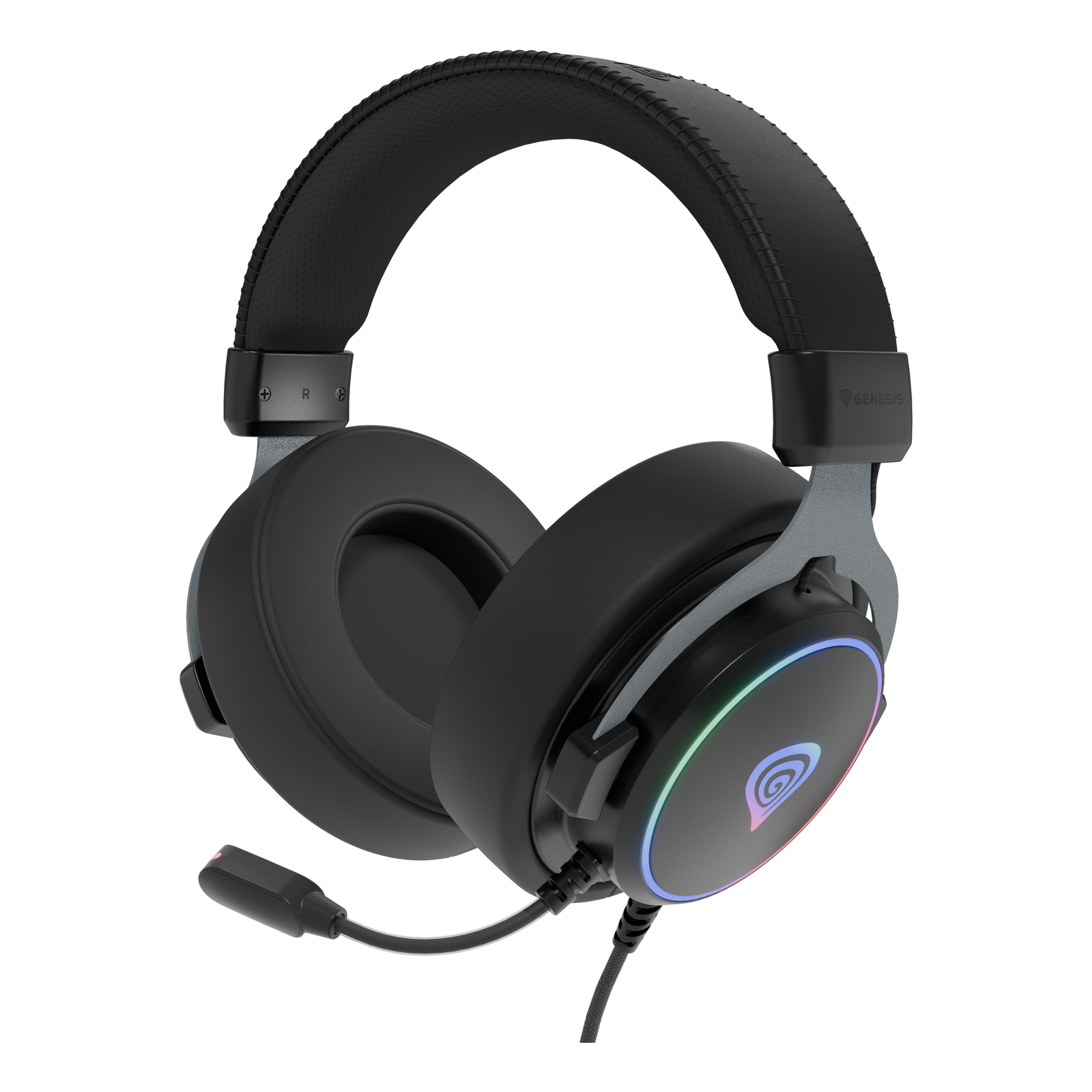 GENESIS Neon 764 Headset Wired Head-band Gaming USB Type-A Black