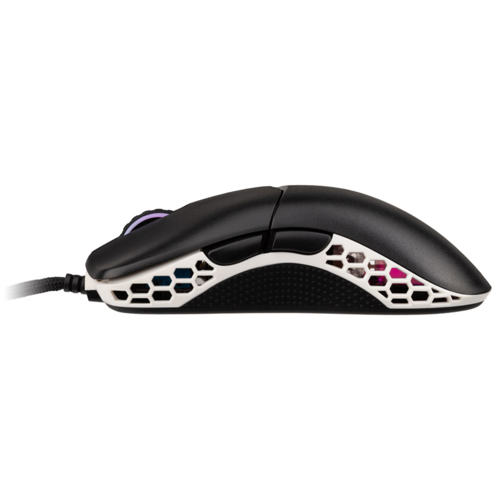 Ducky Feather Gaming Mouse ARGB Huano Switches Black/white