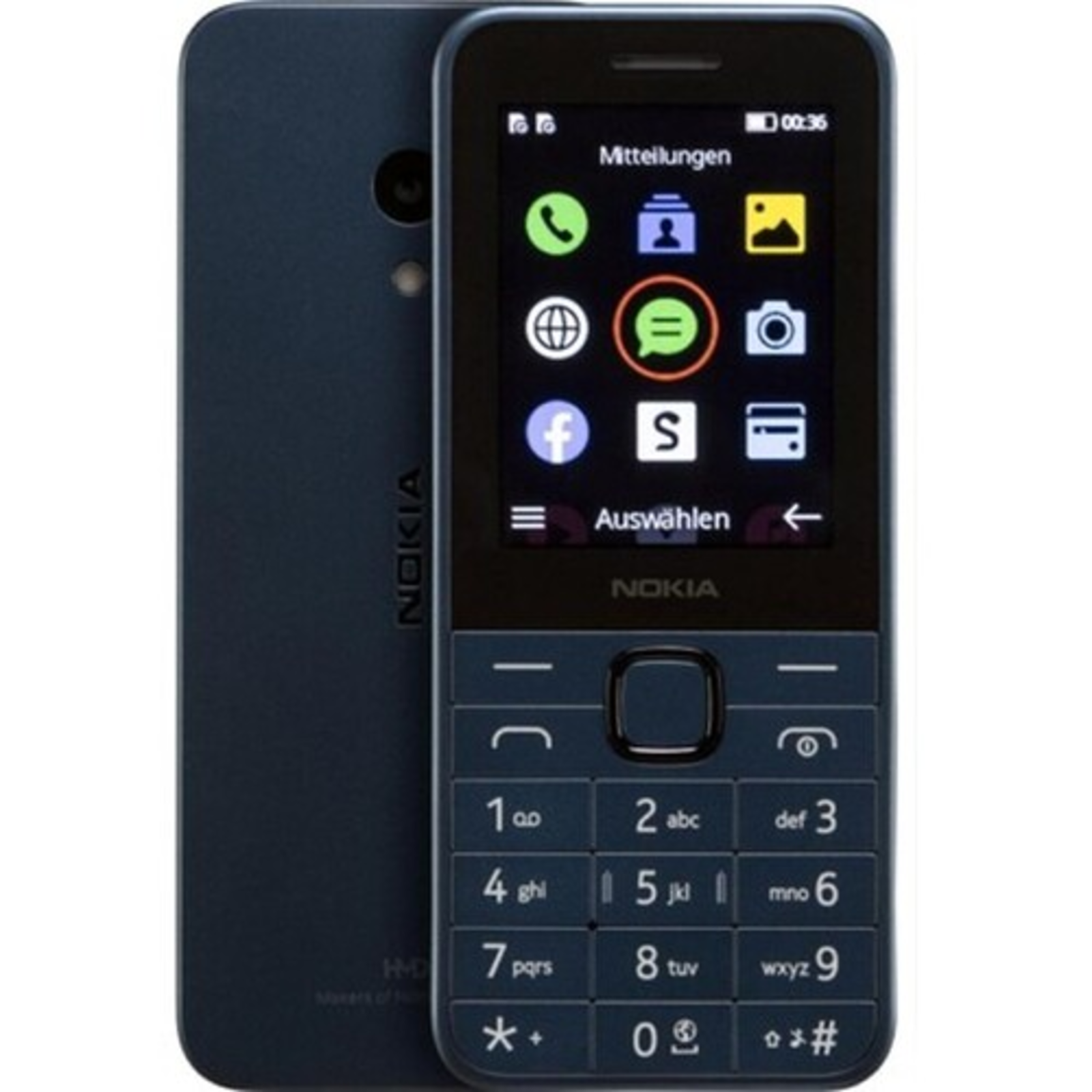 Nokia Mobile Phone 225-4G 64MB RAM-128MB ROM Blue CW