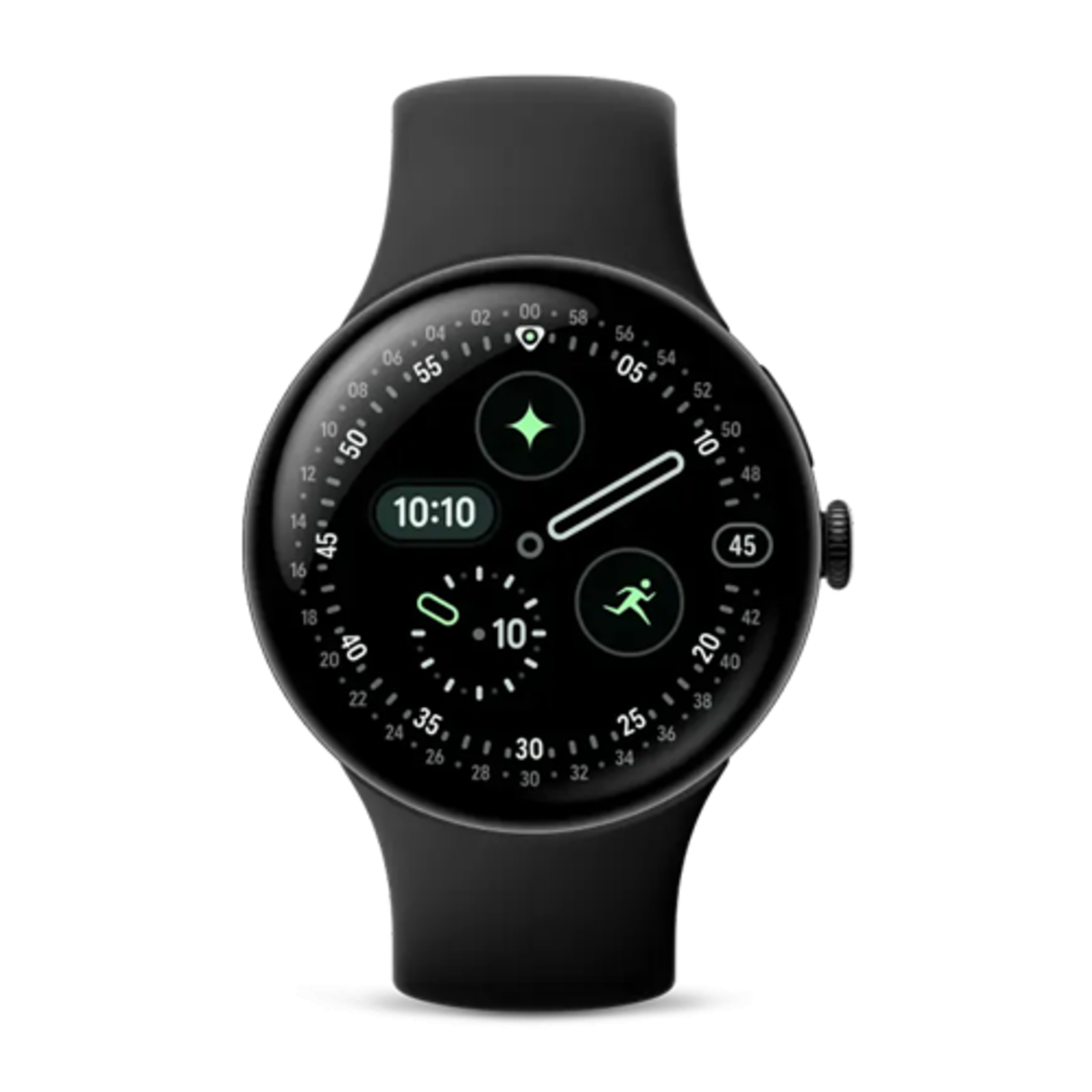 Google Pixel Watch 4 - 41 mm - matte Black Aluminium