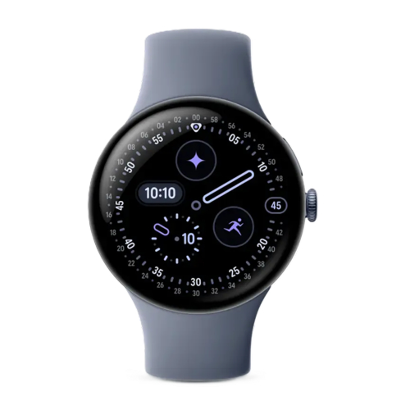 Google Pixel Watch 4 - 45 mm - Satin-Finish Moonstone Aluminium