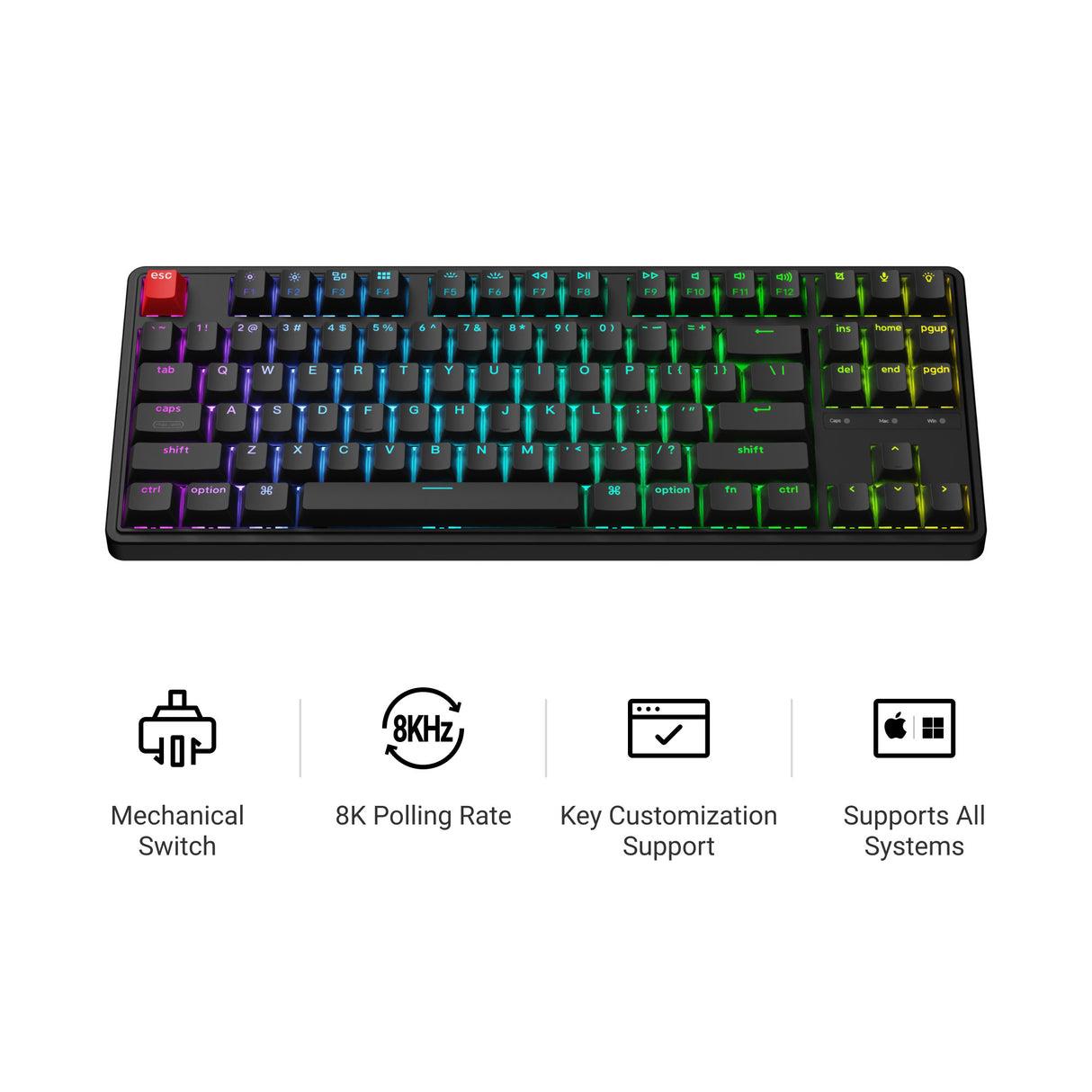 KEYBOARD WIRED C3 PRO RGB/RETRO C3PX-H1 KEYCHRON