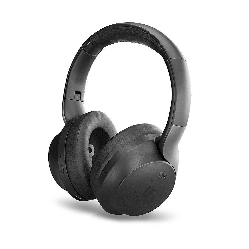 Lindy LHXW-e Wireless Active Noise Cancelling Headphones - Black