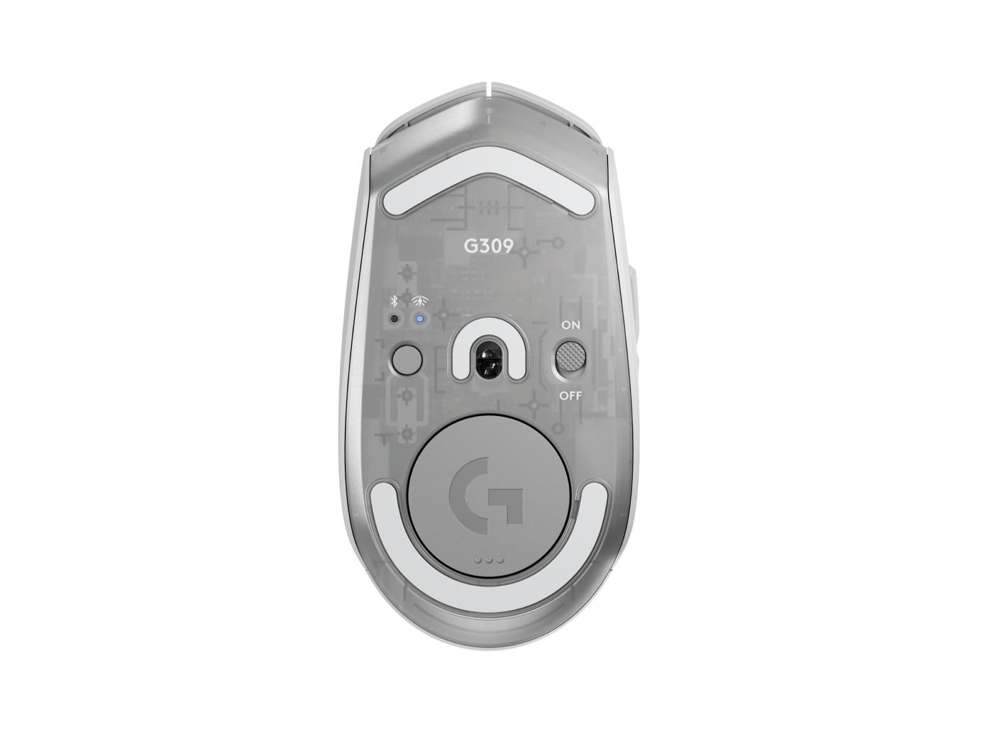 MOUSE USB OPTICAL WRL G309/WHITE 910-007207 LOGITECH