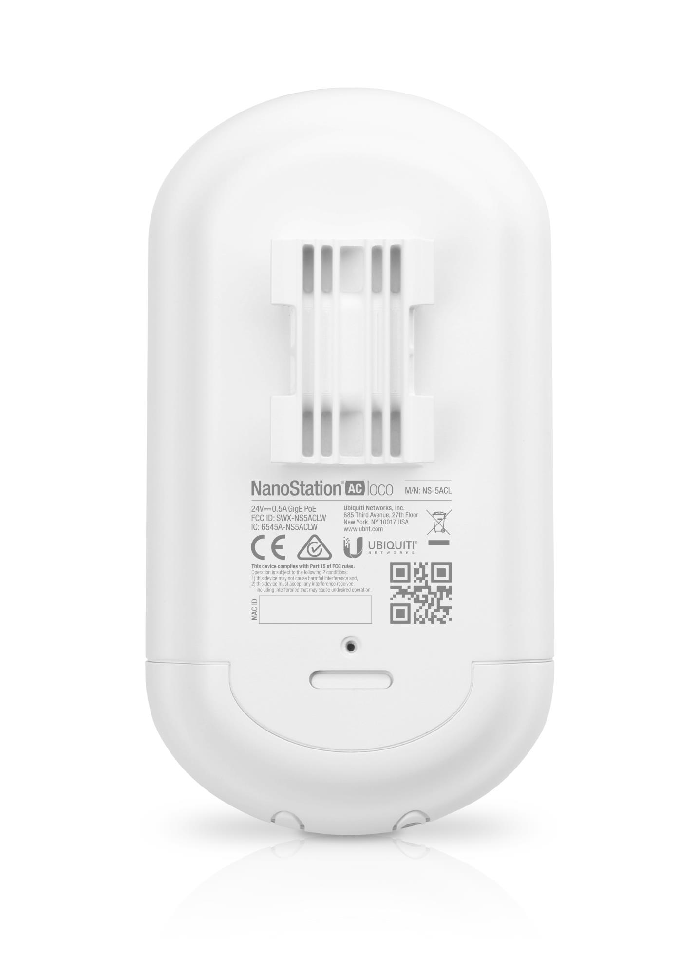 Wireless Device UBIQUITI 1000 Mbit/s 1xLAN ports LOCO5AC