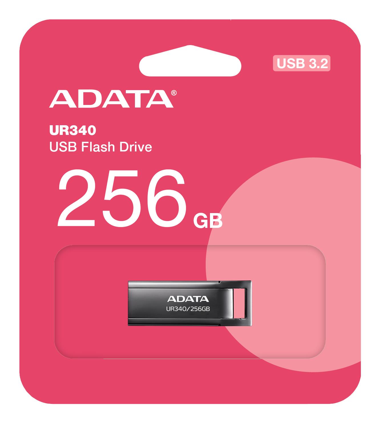 ADATA UR340 USB flash drive 256 GB USB Type-A 3.2 Gen 1 (3.1 Gen 1) Black