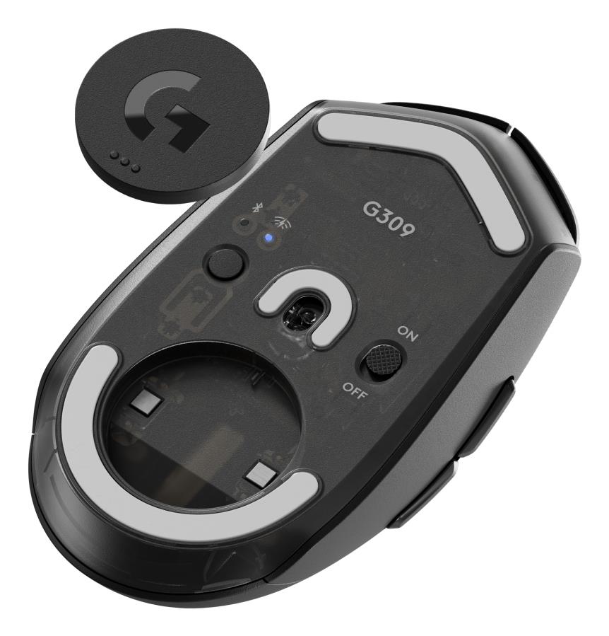 MOUSE USB OPTICAL WRL G309/BLACK 910-007199 LOGITECH