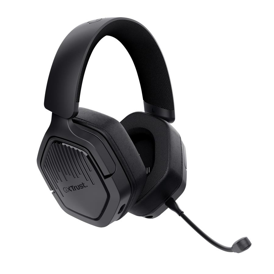 Trust GXT 493PS Carus Headset Wired & Wireless Head-band Gaming Bluetooth Black