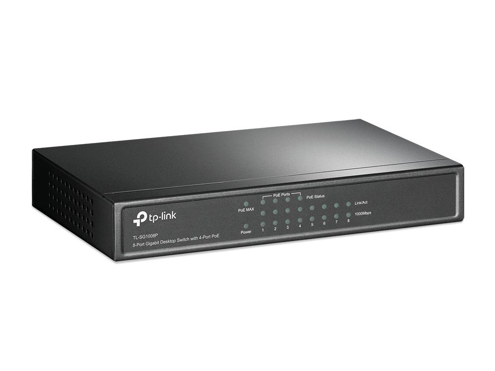 Switch TP-LINK 8x10Base-T 100Base-TX 1000Base-T TL-SG1008P