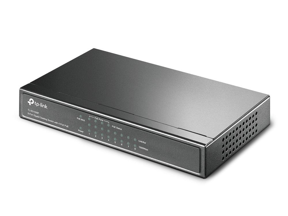 Switch TP-LINK 8x10Base-T 100Base-TX 1000Base-T TL-SG1008P