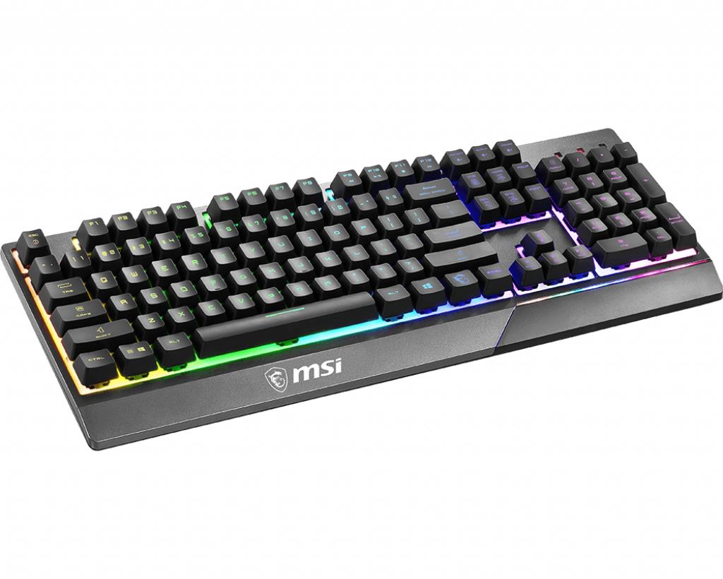 MSI Vigor GK30 keyboard Gaming USB QWERTY US International Black