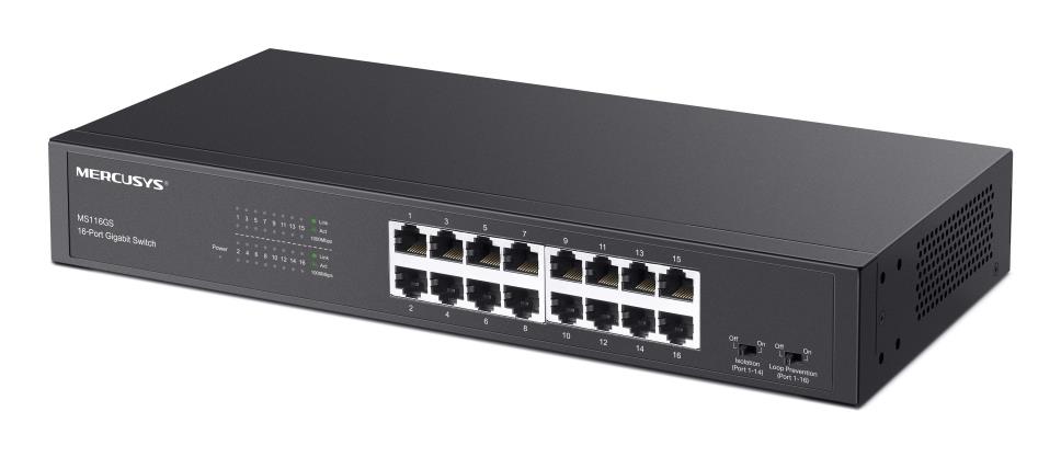 Switch MERCUSYS MS116GS 16x10Base-T 100Base-TX 1000Base-T MS116GS