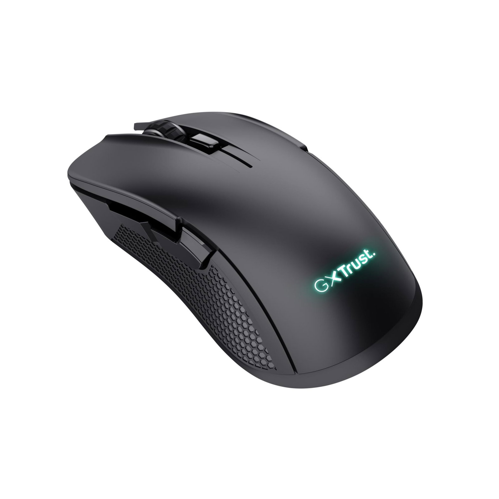 Trust GXT 931 Ybar Wireless Multi-Device Gaming Mouse – Bluetooth, 2.4 GHz, 7200 DPI, RGB, Black