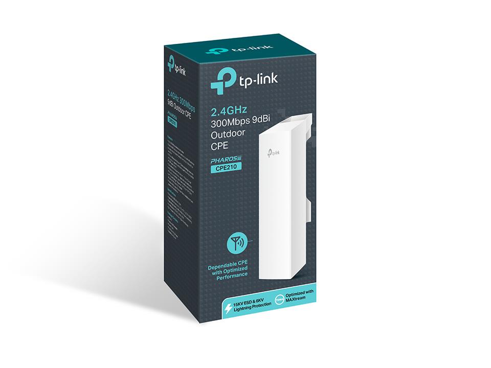 Wireless Device TP-LINK 300 Mbit/s 2xLAN ports CPE210