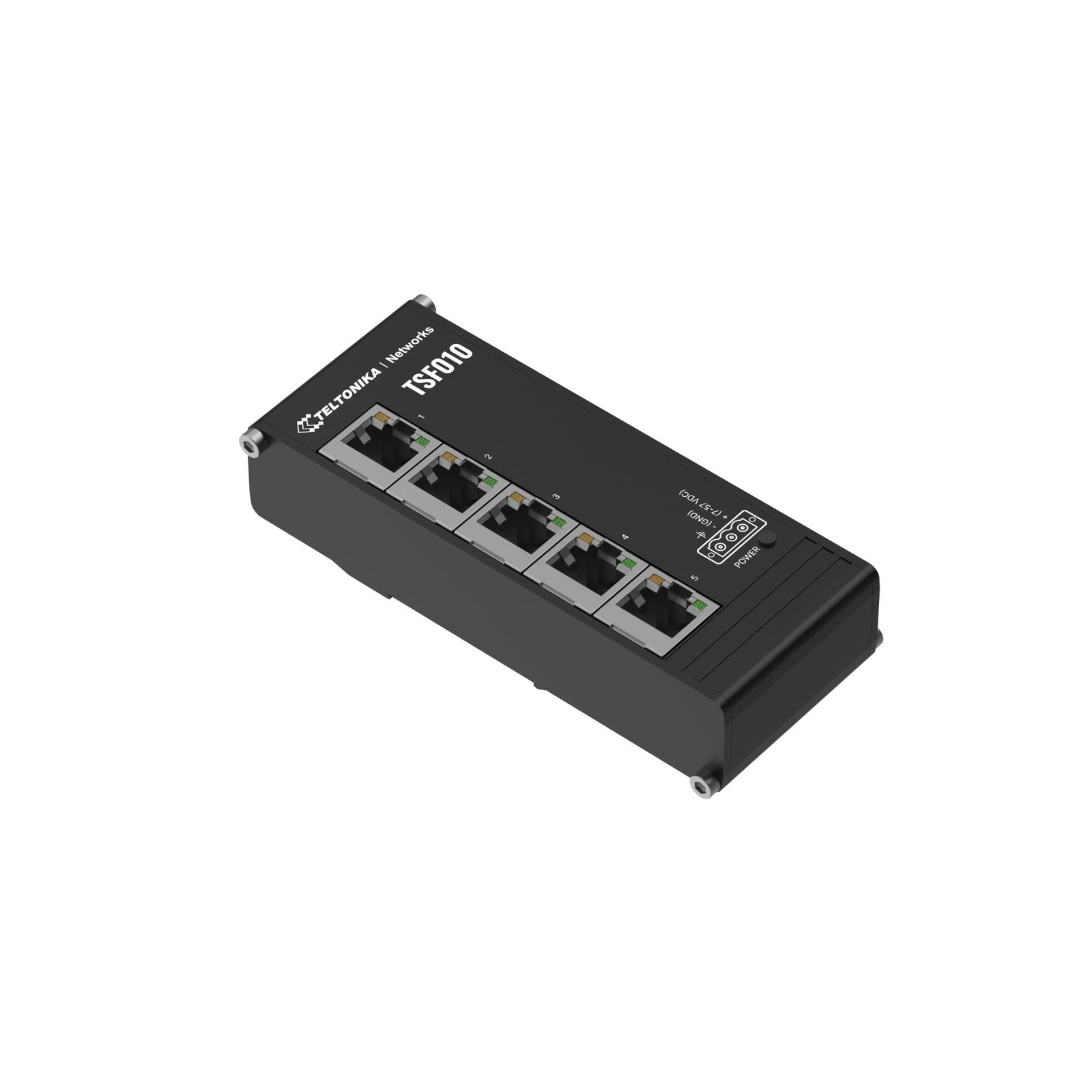 Switch TELTONIKA Switch type Unmanaged Form factor DIN rail 5xRJ-45 ports RJ-45 Ports Type Fast Ethernet (10/100) 5xFast Ethernet (copper) ports quantity TSF010000000