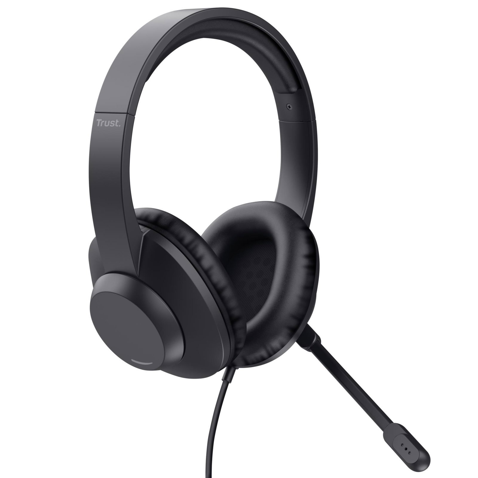 Trust Ayda Max USB Headset Wired Head-band Office/Call center USB Type-C / USB Type-A Black