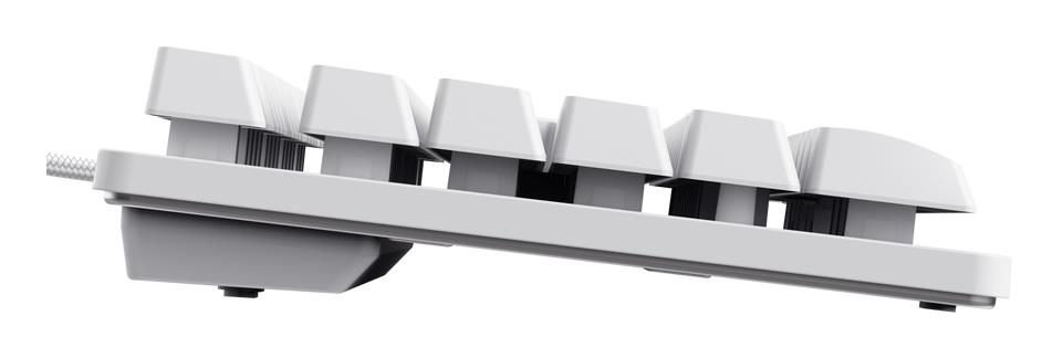 Trust GXT 833W Thado TKL keyboard Gaming USB QWERTY US English White