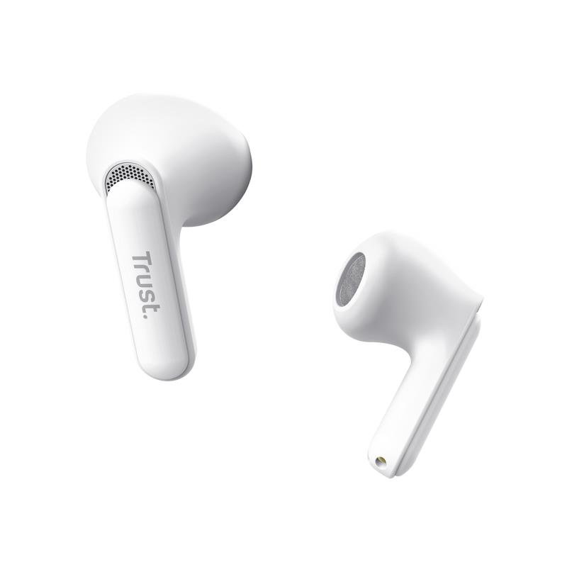 Trust Yavi Headset True Wireless Stereo (TWS) In-ear Calls/Music USB Type-C Bluetooth White