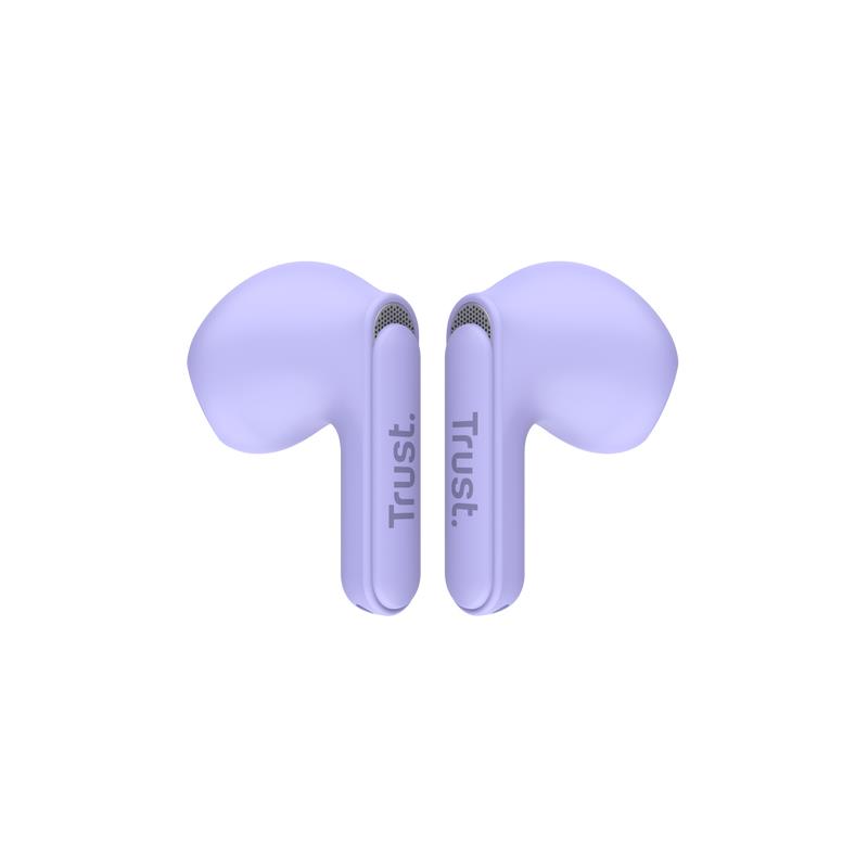 Trust Yavi Headset True Wireless Stereo (TWS) In-ear Calls/Music USB Type-C Bluetooth Purple